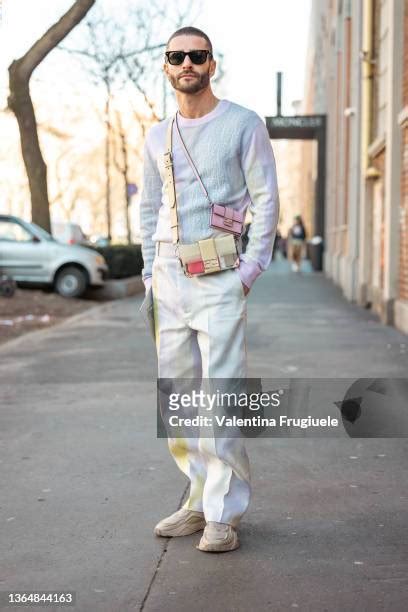 Pelayo Diaz Zapico with Gabriele Esposito outside Fendi fashion 